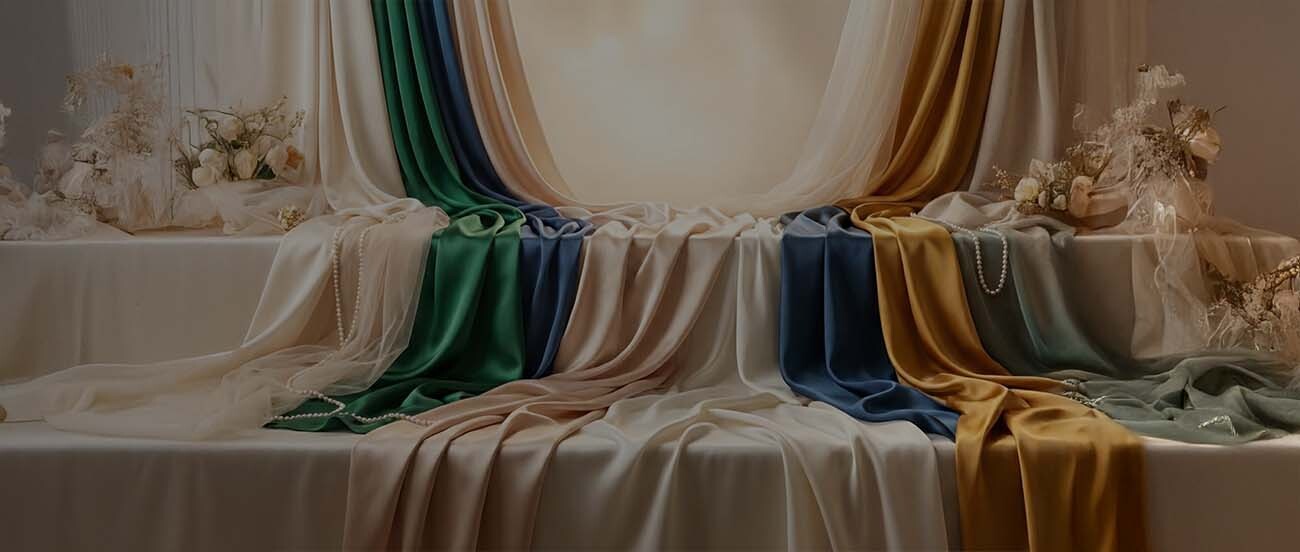 Viskon, Şifon, Saten